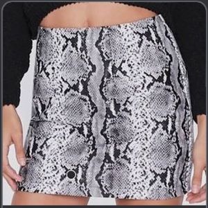 Forever 21 Snake Skirt NWT